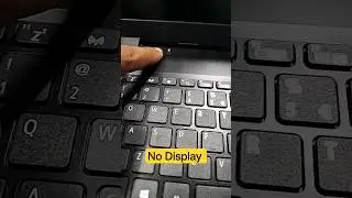 Laptop Power On No Display/Black Display Problem Solved#macnitesh#2023shorts#nodisplay#nopower#virul