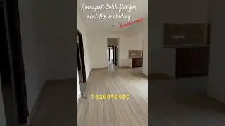 Amrapali Golf Homes |3 bhk flat available for rent |in greater noida #flat #shorts #viralvideo