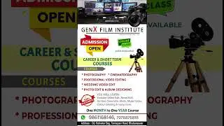 CINEMATOGRAPHY and VIDEO EDITING Courses in Bhubaneswar Odisha | Album Designing | Film Institute