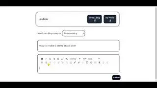 Blog Creator MERN stack project demo
