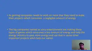 potential impact of computer games on clean energy industry ITECH1100