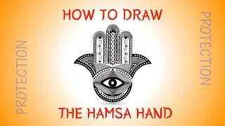 How to draw the Hamsa Hand | Symbol of Protection