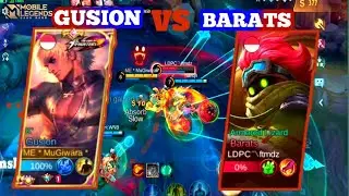 GLOBAL GUSION VS PRO BARATS | WHO WILL WIN? Mobile Legends