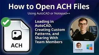 How to Open ACH Files (AutoCAD Color Hatch Pattern)