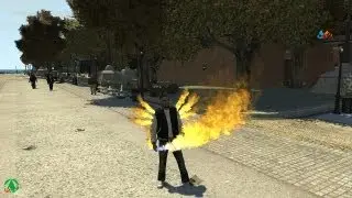 Grand Theft Auto IV - Luis The FIRE GOD (Magic GOD Powers) (MOD) HD