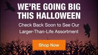 Home Depot Halloween 2021 | Website Update