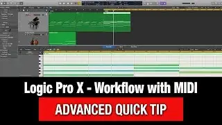 Logic Pro X Quick Tutorial - MIDI in the Sequencer (MIDI Chase)