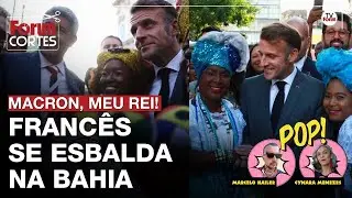 No Brasil para a COP-30, presidente da Fran&ccedil;a descobre o que &eacute; que a Bahia tem
