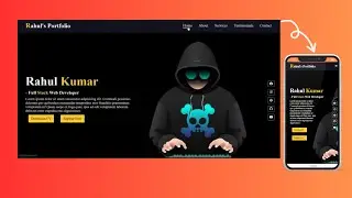 Designing a Responsive Portfolio Landing Page | Portfolio Website - ProCodeUp