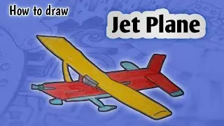How to draw a Jet Plane |Step by Step  Easy Drawing Tutorials | Drawholicboy