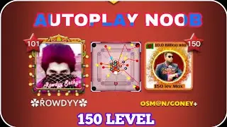 Rowdyy Vs 150 LEVEL AUTOPLAYER OSMAN 👎 Destroyed by Rowdyy💪 Carrom pool Miniclip