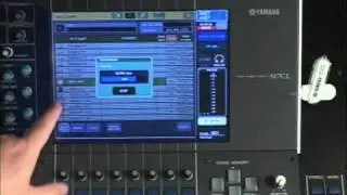 Yamaha M7CL 48 Transferindo uma cena do Pen Drive por Aldo Linares