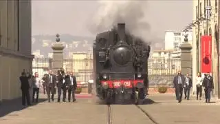 Pietrarsa - Mattarella inaugura il Museo Nazionale Ferroviario