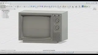 Tutorial 01 Fusion 360 Modeling a Retro TV - Free Model