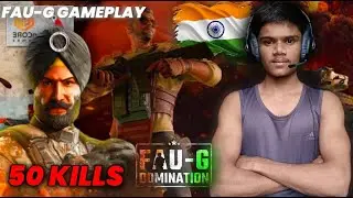 50 KILLS FAU-G GAMEPLAY 😱🥶 HAMARE INDIA KA GAME #fauggame #faugmobilegame #indiangame #indiangamer