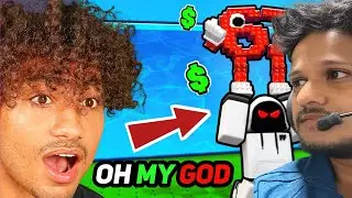 I Played Escape Tsunami For Brainrots Lucky Blocks Games..