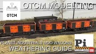 Planet Industrials MDO Wagons: Weathering Guide