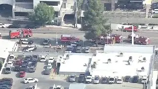 1 killed after driver slams into Toyota dealership in Mission Hills; 3 others injured