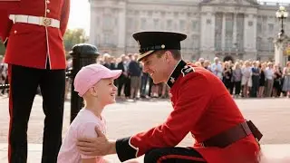 Royal Guard Steps Outside Tradition in Touching Moment with Young Cancer Patient | Emotional Stories