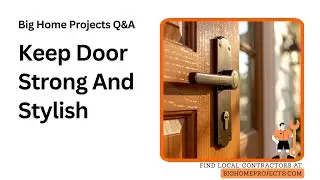 Preserve Door Look While Adding Low Profile Reinforcement