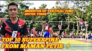 SUPER SPIKE MAMAN PETIR & INILAH MENGAPA DIA DIJULUKI MAMAN PETIR !
