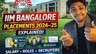IIM Bangalore Placements 2025 Explained | IIM B Average & Highest Salary, Top Recruiters, Roles