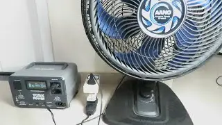 Esta&ccedil;&atilde;o De Energia Port&aacute;til Tork Power 400w Consegue ligar Ventilador Arno VB40 40cm quanto tempo?
