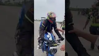 Police and Bike stunt riders Bangladesh