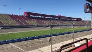 Super fast Porsches racing at California Speedway.