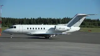 David Guetta Onboard! JoinJet Hawker 4000 OY-JJI at Tampere-Pirkkala