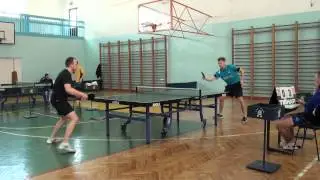 Tenis Stołowy - III liga ATS Stargard - II Chobry międzyzdroje. 2.03.2013r. Pawłasek-Kornel