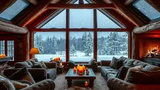 Cozy Winter Lodge Piano | Background Music for Working & Reading