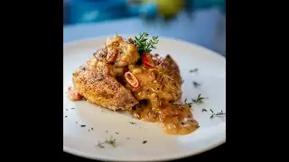 Roasted Chicken with Creamy Walnut Sauce