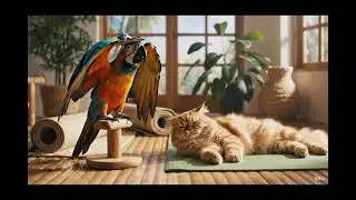CAT vs PARROT &ndash; YOGA CLASS FAIL