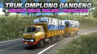 TRUK OMPLONG GANDENG MUATAN BERAS MALANG - JOGJA!! ETS2 Indonesia #ets2 #ETS2Indonesia