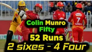 Colin Munro Smashing Fifty | Islamabad United vs Peshawar Zalmi | Match 20 | PSL 2020