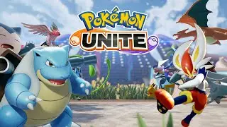 Playing Pokemon Unite || Cinderace V/S Blastoise ||