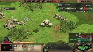 4v4 NOMAD | 4 TC Persian Boom into Mass Savar Push | Tamil Team | Low elo games