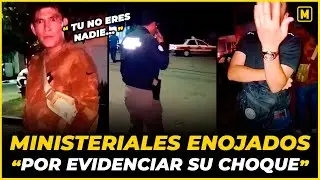 😡 “No eres nadie”: Ministerial enojado con activista que lo grabo en Veracruz