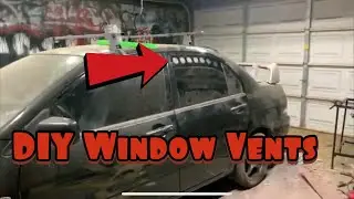 DIY Rear window vents