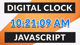 Digital Clock Using Javascript  - Hindi