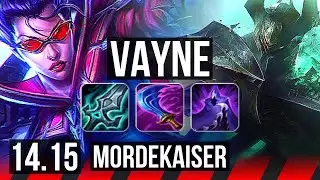 VAYNE vs MORDEKAISER (TOP) | 69% winrate, 6/2/5 | EUW Diamond | 14.15