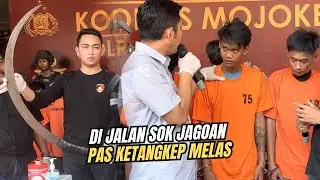 Gangster Bawa Pedang Semeter! Sok Jagoan, Pas Ketangkep Begini🔥🔥