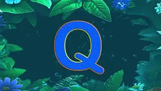 Q Words for kids l starting with q letter Word l Alphabet Q