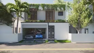 Modern House Exterior and interior Design & Rendering #Revit #Lumion #Twinmotion #Enscape #Sketchup