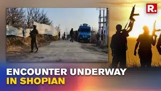 J&K: Encounter Underway In Shopian; 3 Terrorists Trapped In Check Cholan Area | English News