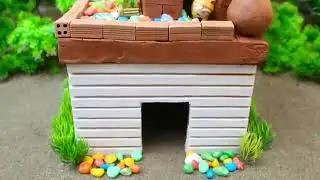 DIY Mini Farm Diorama with Animal House & Water Pump! 🐄🐖💧