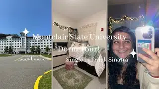 Montclair State University: Frank Sinatra Hall Single Room Dorm Tour!!!