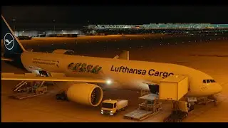 🛫MSFS2024 | Lufthansa  B777F | &ldquo;Lightstorm&rdquo; Night Landing 🌙 Seoul Incheon (RKSI) &ndash; 4K Ultra Real