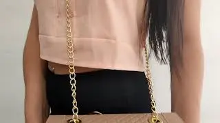 Bolsa Feminina Pequena De Lado Al&ccedil;a De Corrente - V&aacute;rias Cores 👛